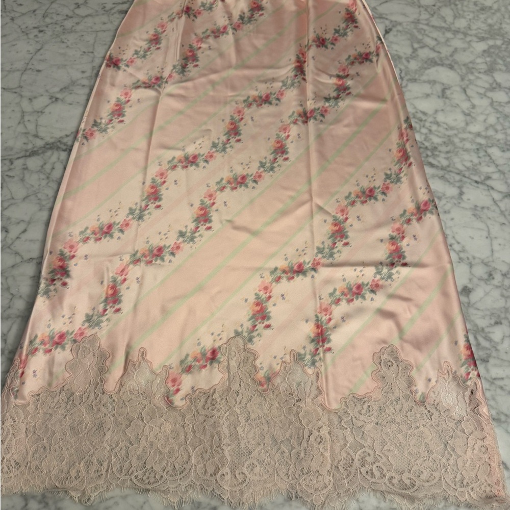 LoveShackFancy Malina Maxi Skirt, Apricot Medley - Picture 14 of 14